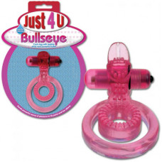 Bullseye jelly vibrating cock ring