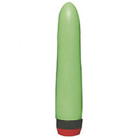7 inch Large coloured multi speed Vibrator Green
